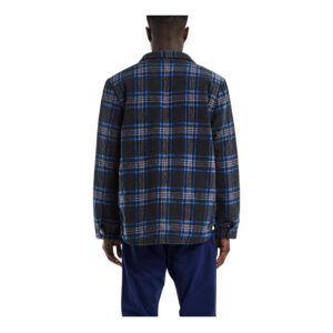 Rollas Men At Work Check Shacket - Blue Check