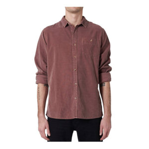 Rollas Men At Work Cord Shirt - Clay