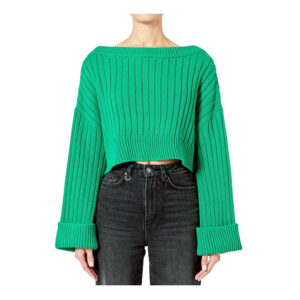 Neuw Cooper Crop Knit - Fern Green