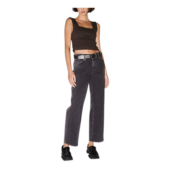 Neuw Daria Boyfriend Back Lit - Washed Black