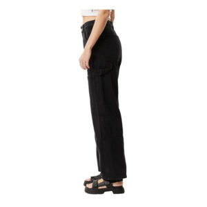 Afends Moss Organic Denim Carpenter Jeans - Washed Black
