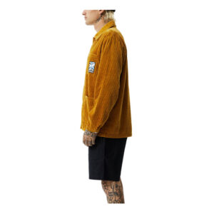 Afends Waterfall Hemp Corduroy Jacket - Mustard