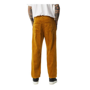 Afends Waterfall Ninety Twos Hemp Corduroy Relaxed Fit Pant - Mustard