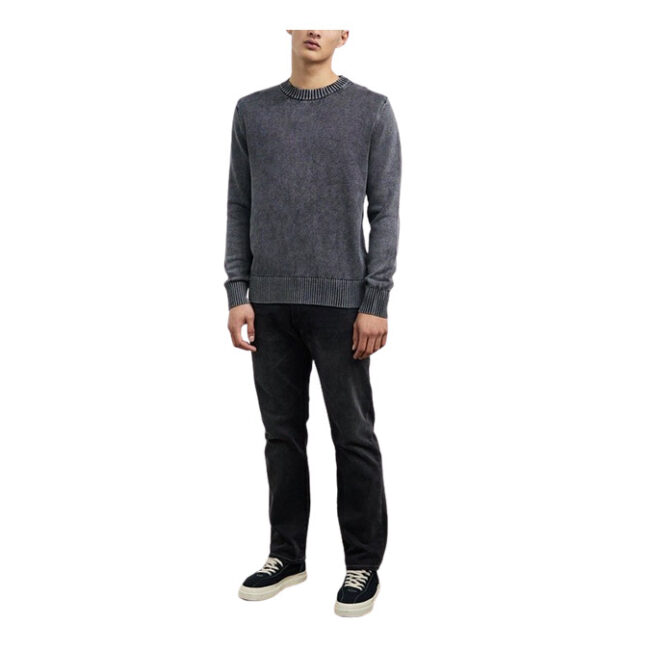 Neuw Strummer Acid Wash Knit - Dark Charcoal