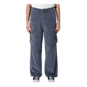 Rollas Ace Cord Cargo Pant - Washed Navy