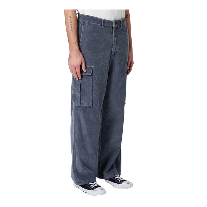 Rollas Ace Cord Cargo Pant - Washed Navy - Hemley Store Australia