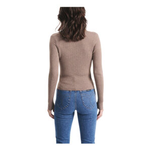 Rollas Caroline Knit Longsleeve Top - Mink
