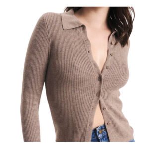 Rollas Caroline Knit Longsleeve Top - Mink
