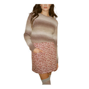 Rollas Fluffy Sailor Sweater - Mink