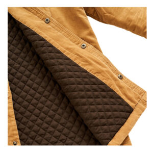 Mr Simple Quilted Cord Jacket - Tobacco