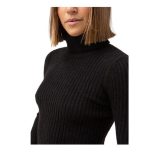 Rhythm Brooklyn Roll Neck Knit - Black