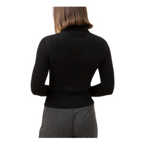 Rhythm Brooklyn Roll Neck Knit - Black