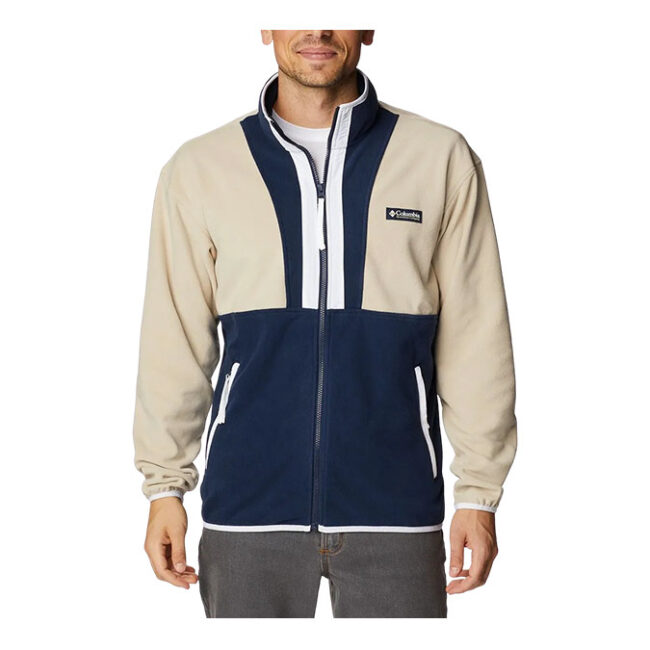 Columbia M Back Bowl Fleece Lightweight -  Ancient Fossil/Collegiate Navy
