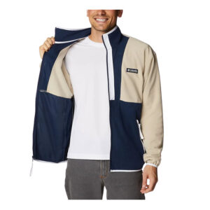 Columbia M Back Bowl Fleece Lightweight -  Ancient Fossil/Collegiate Navy