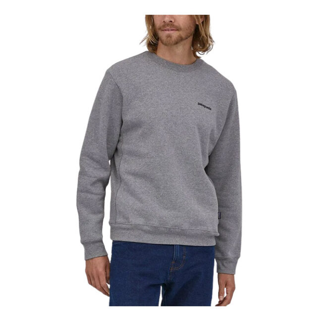 Patagonia P-6 Logo Uprisal Crew Sweatshirt - Gravel Heather
