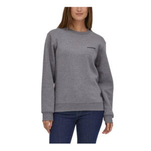 Patagonia P-6 Logo Uprisal Crew Sweatshirt - Gravel Heather