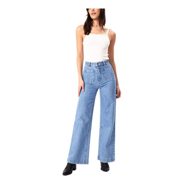 Rollas Sailor Jean Long - Lily Blue