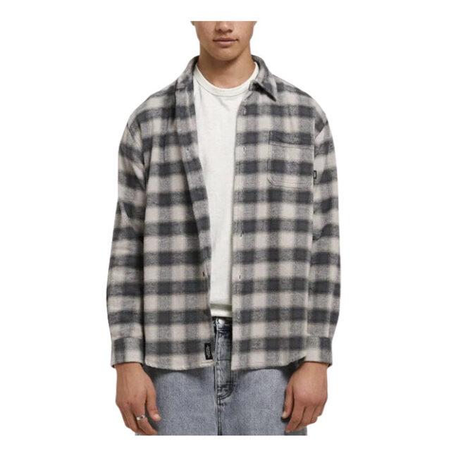 Thrills Barrio Flannel Shirt - Petrol