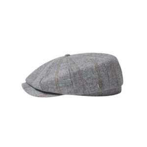 Brixton Brood Baggy Snap Cap - Pebble/Off White