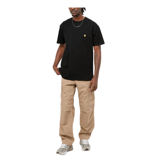 Carhartt S/S Chase T-Shirt - Black/Gold