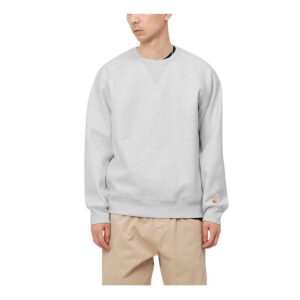 Carhartt Chase Sweat - Ash Heather/Gold