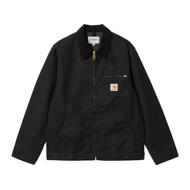 Carhartt Detroit Jacket - Black/Black Rinsed