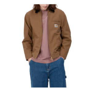 Carhartt Detroit Jacket - Hamilton Brown/Black Rinsed
