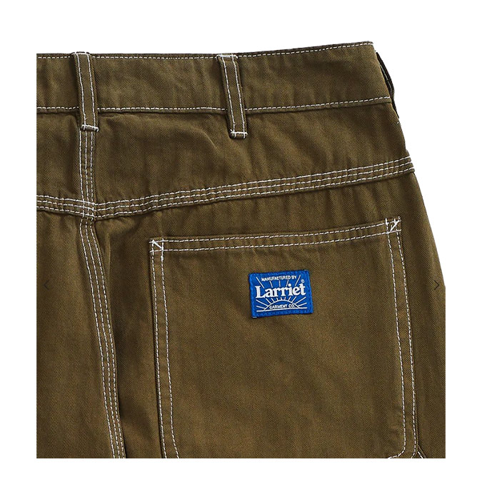 Larriet Carpenter Pant - Olive w White - Hemley Store Australia