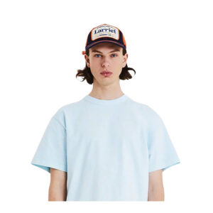Larriet Trucker Cap - Navy / Orange