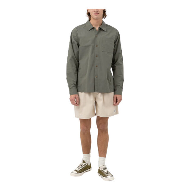 Rhythm Essential LS Shirt - Moss