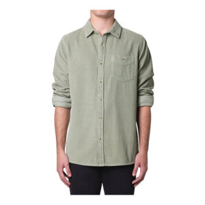 Rollas - Men At Work Fat Cord Shirt - Moss