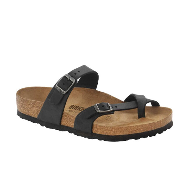 Birkenstock Mayari Oiled Leather Regular - Black