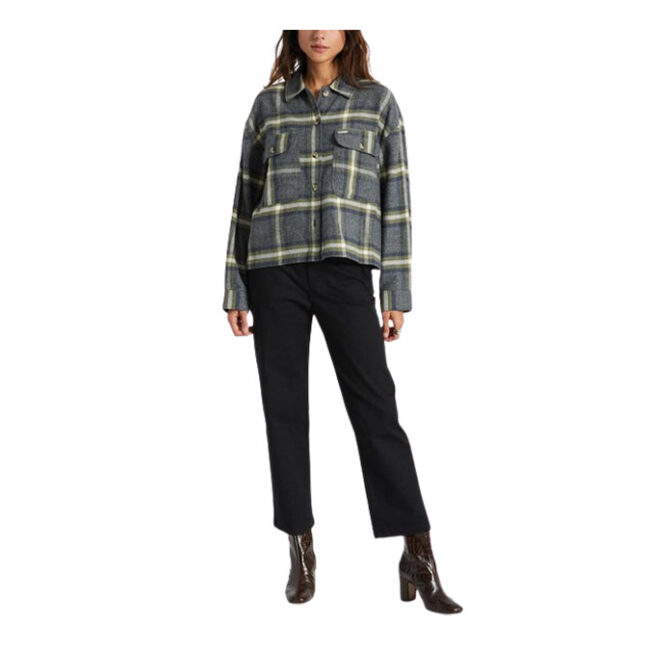 Brixton Bowery W LW L/S Flannel - Washed Black