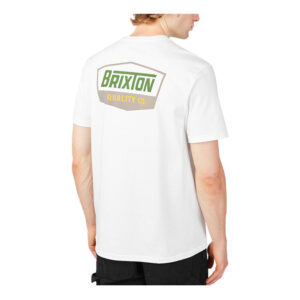 Brixton - Regal SS Stt - White / Pine Needle