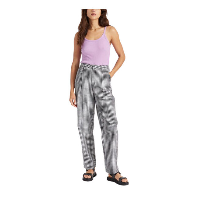 Brixton Victory Trouser Pant - Black Gingham