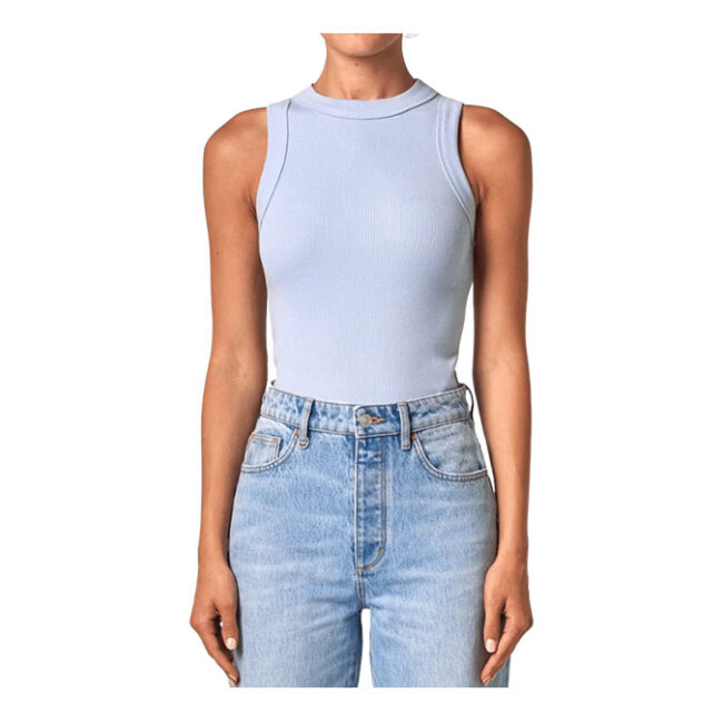 Neuw Jonesy Singlet - Dusky Blue