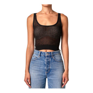 Neuw Zia Fine Knit Tank - Black