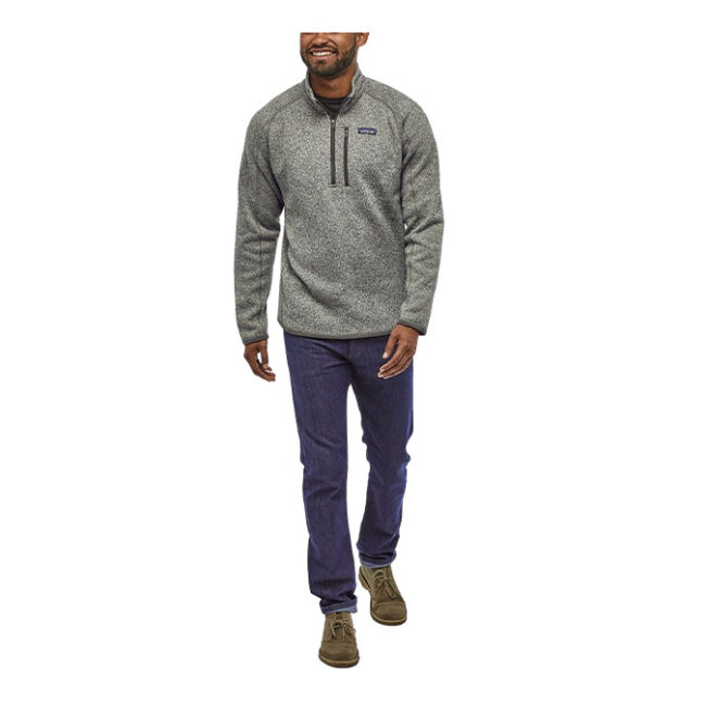 Patagonia Men's Better Sweater 1/4 Zip - Stonewash