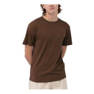 Rhythm - Linen SS T-Shirt - Brown