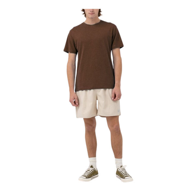 Rhythm - Linen SS T-Shirt - Brown