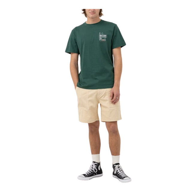 Rhythm - Wanderer SS T-Shirt - Vintage Green