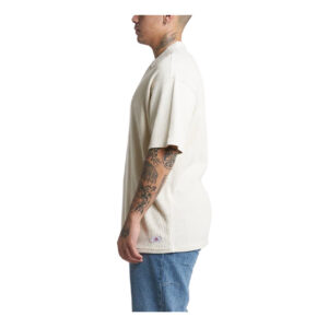 Thrills - Beholder Waffle Three Quarter Zip Polo - Unbleached