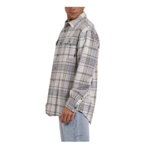 Thrills Coat Of Thrills Twill Flannel Shirt - Stargazer
