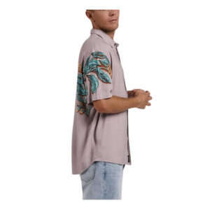 Thrills - Healing Properties Short Sleeve Shirt - Plum