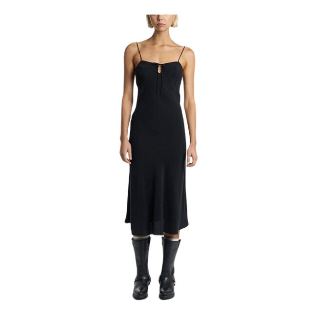 Thrills - Natalia Slip Dress -Antique Black