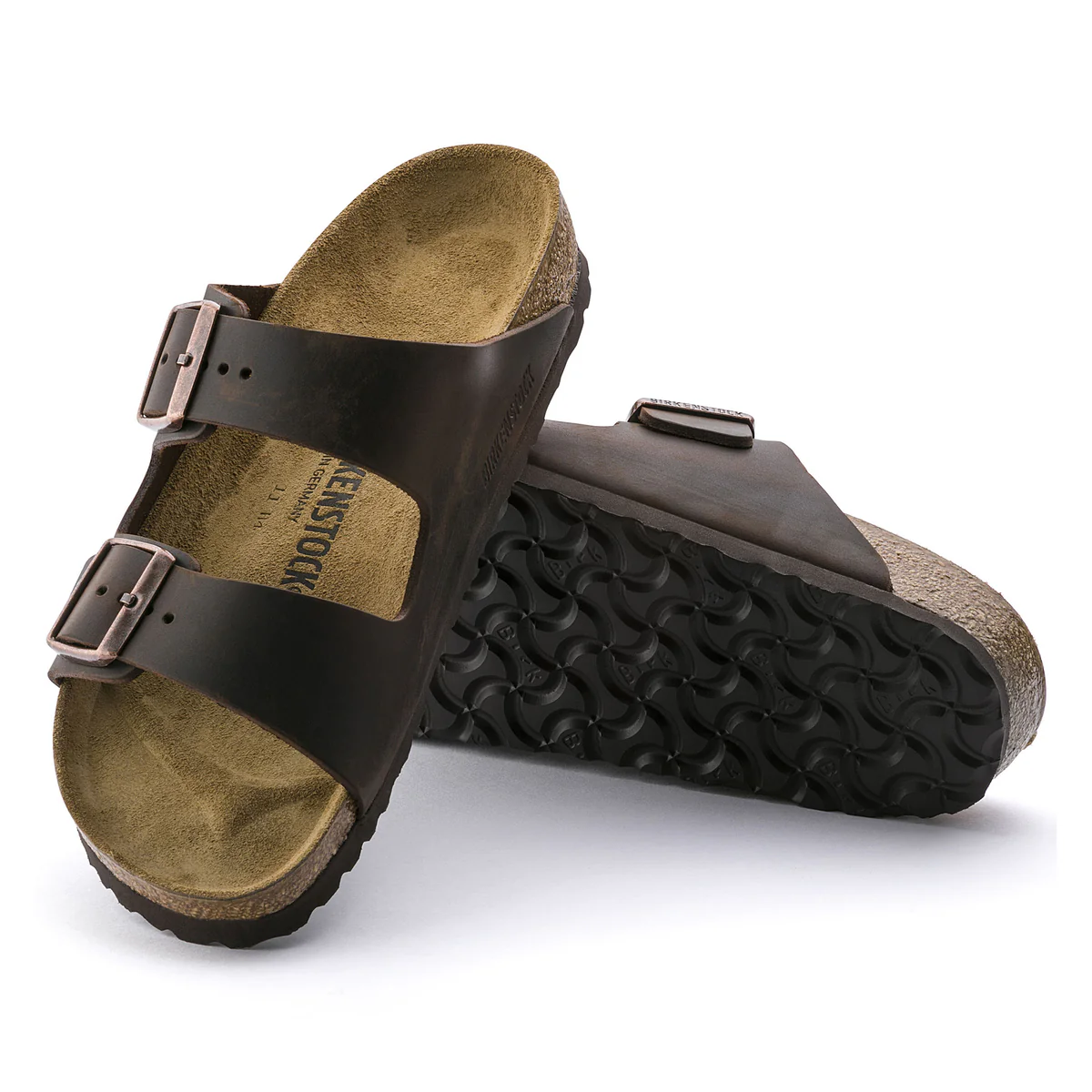 Birkenstock Arizona Oiled Leather Narrow - Habana