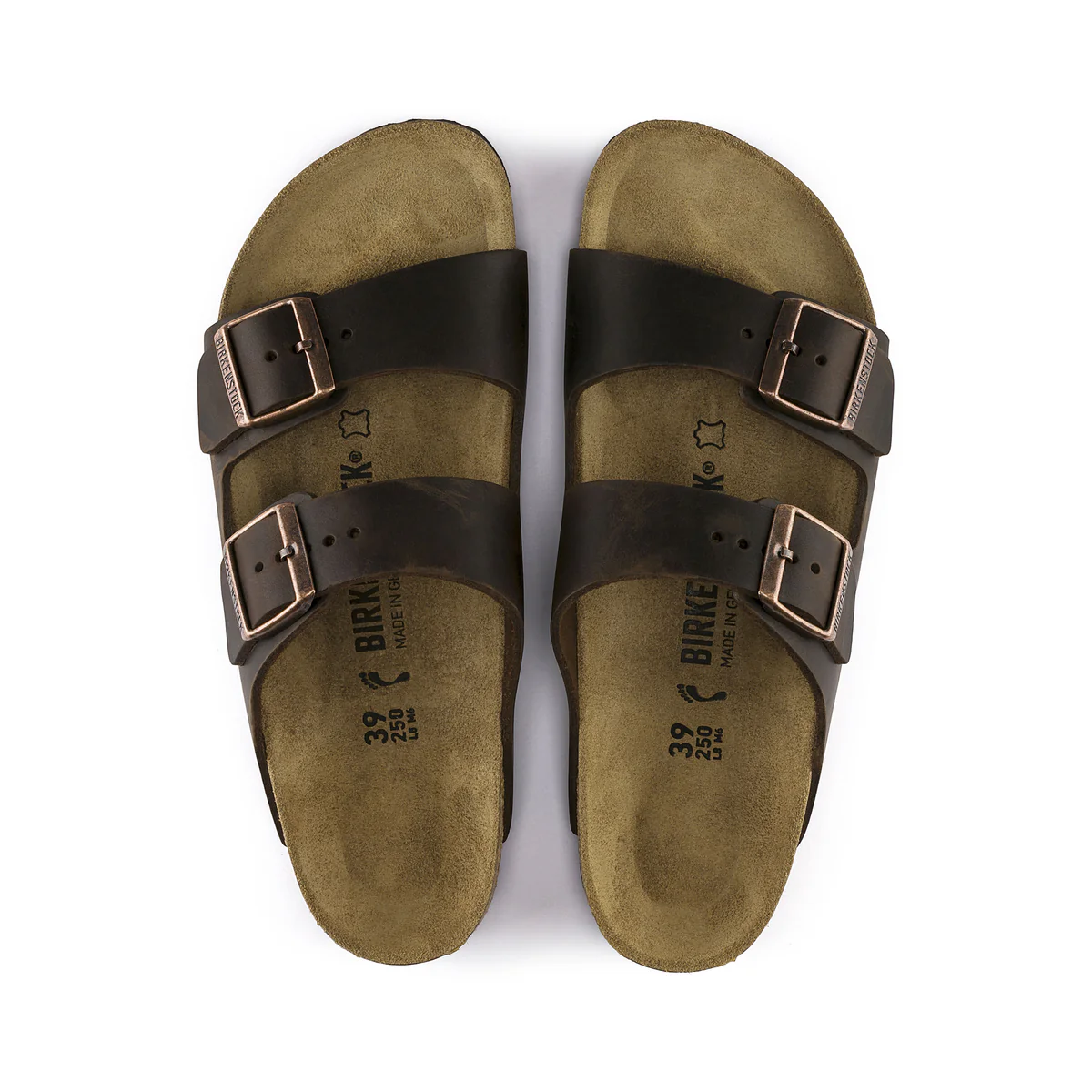 Birkenstock Arizona Oiled Leather Narrow - Habana