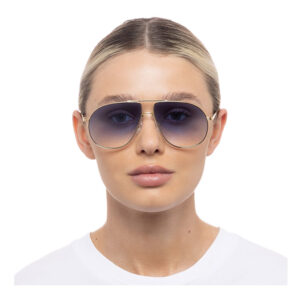 Le Specs Schmaltzy - Bright Gold/Vint Tort