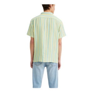 Levis The Sunset Camp Shirt - Hamish Stripe Wasabi