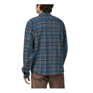 Patagonia M's LS Cotton In Conversion LW Fjord Flannel Shirt - Major: Tidepool Blue
